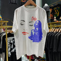 90s Sade Ultra Rare Washed White M Unisex