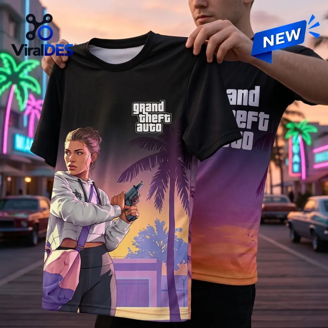 Grand Theft Auto VI Gradient T-Shirt
