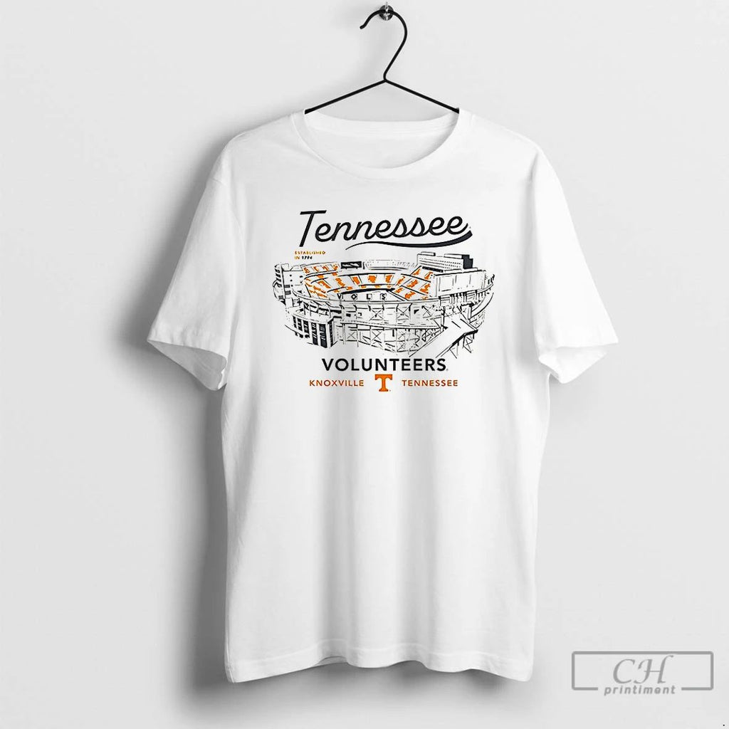 Premium Tennessee Volunteers Football Est 1794 Neyland Stadium Knoxville T Shirts Unisex