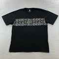 Quiksilver Waterman Collection Shirt Mens XL Black Graphic Print Short Sleeve Unisex