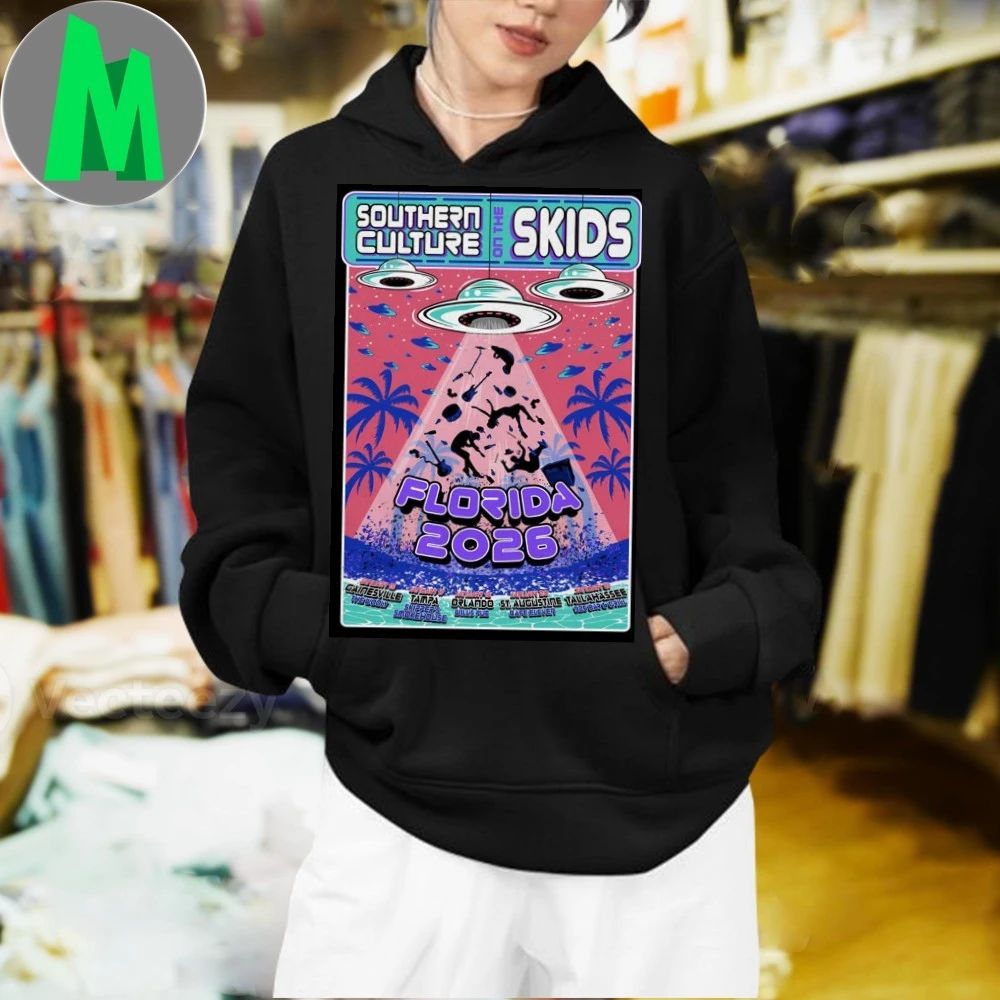 Southern Culture The Skids Florida Tour 2026 Poster Shirt Unisex