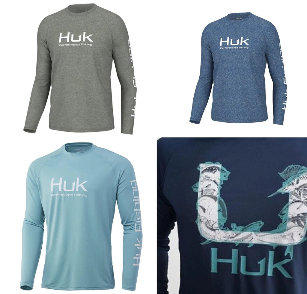 HUK Pursuit Long Sleeve Shirt H1200- CHOOSE YOUR STYLE, COLOR AND SIZE! Unisex
