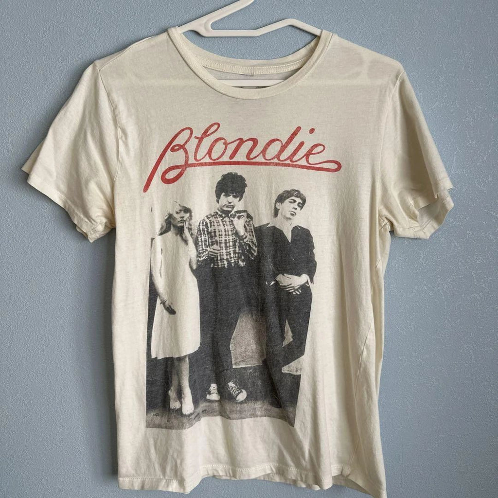 Blondie Natural short sleeve Reprint T shirt Unisex Remake tee vtg NH16577 Unisex