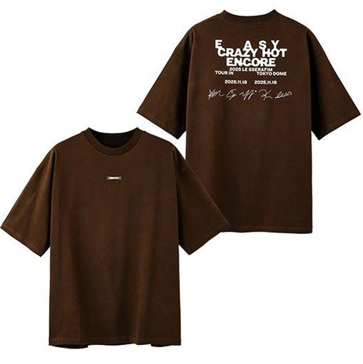 2025 LE SSERAFIM TOUR 'EASY CRAZY HOT' ENCORE IN TOKYO DOME TSHIRT Unisex
