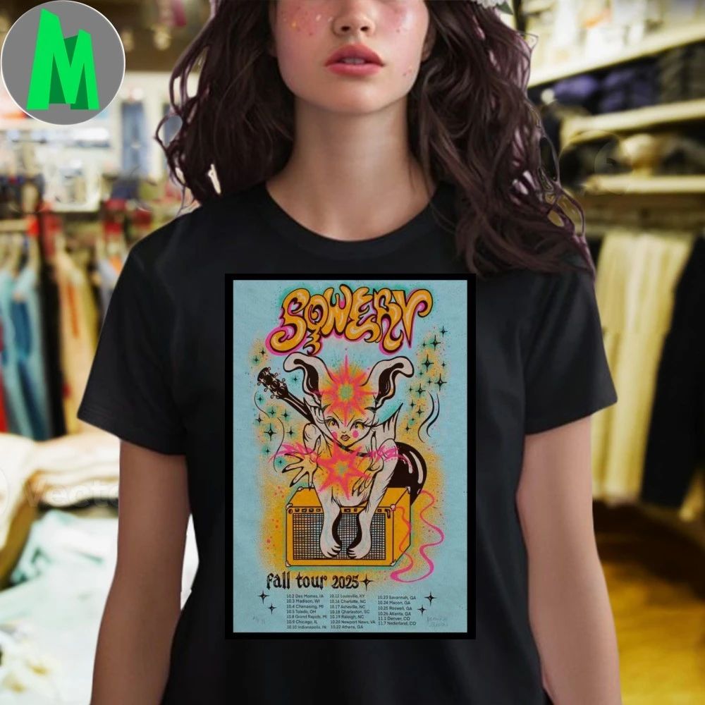 Sqwerv Fall Tour 2025 Poster Shirt Unisex