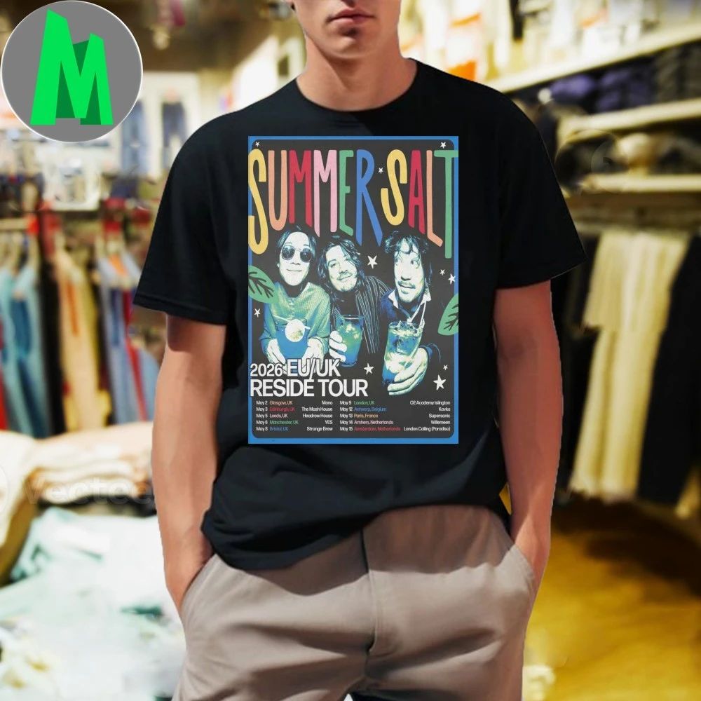 Summer Salt EU-UK 26 Tour Poster Shirt Unisex
