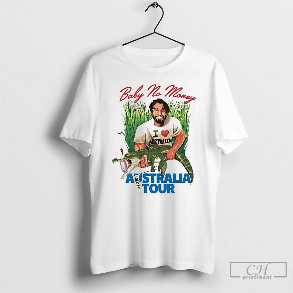 Premium Baby No Money Australia Tour 2025 T Shirts Unisex