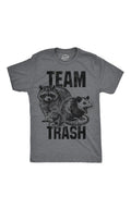Mens Funny T Shirts Team Trash Sarcastic Raccoon Graphic Novelty Tee For Men Unisex