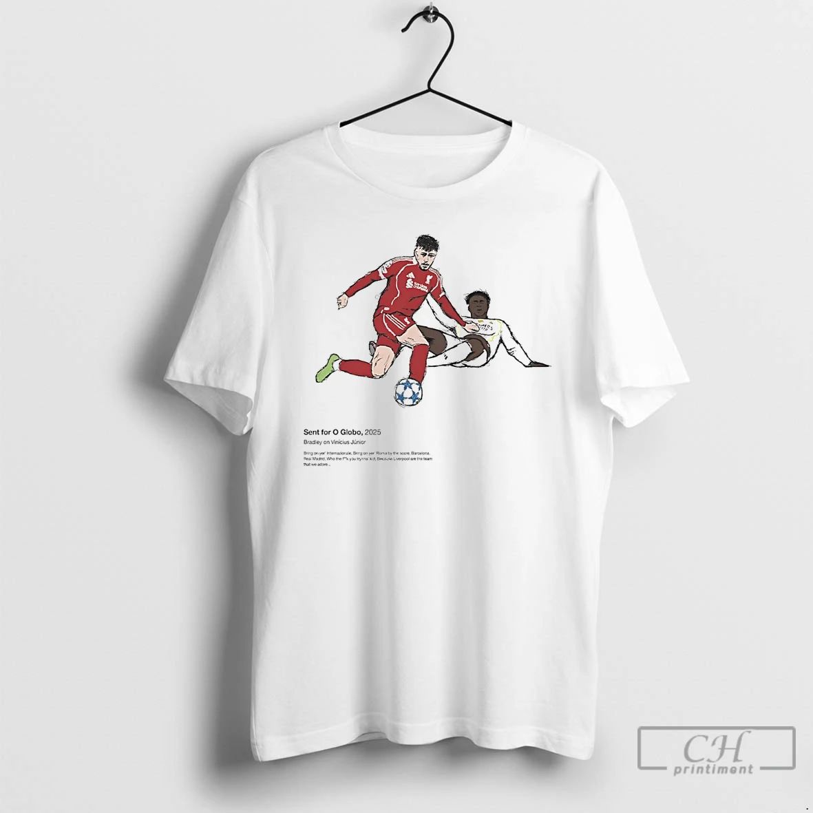 Premium Trent Alexander Arnold Sent For O Globo 2025 Liverpool Fc T Shirts Unisex