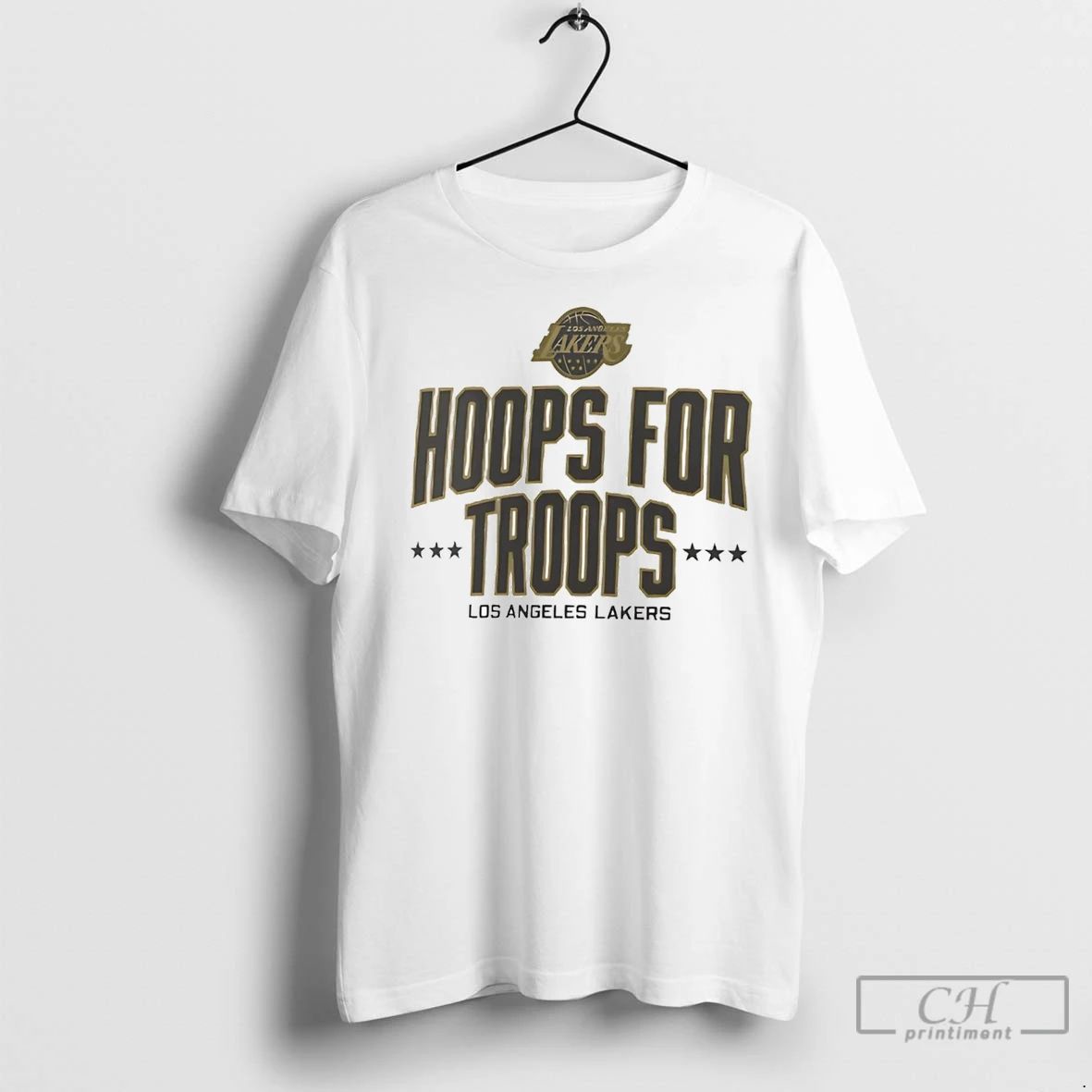 Premium Los Angeles Lakers Hoops For Troops Unisex