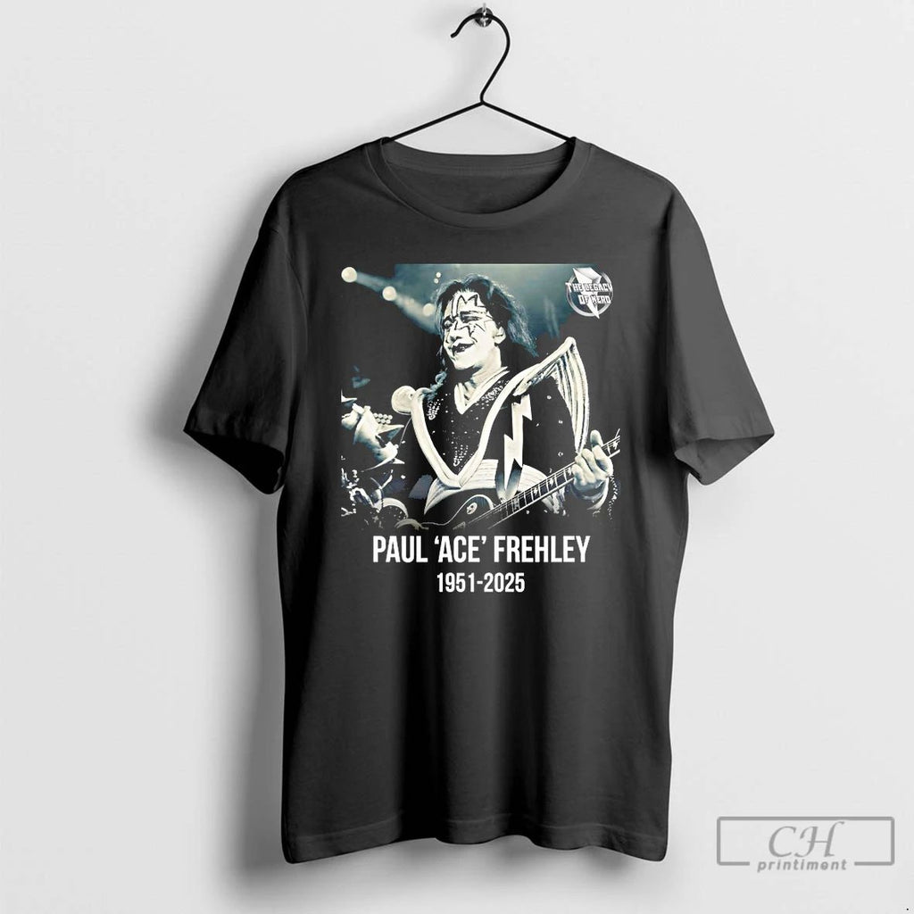 Classic Rest In Peace Paul Ace Frehley 1951 2025 T Shirts Unisex