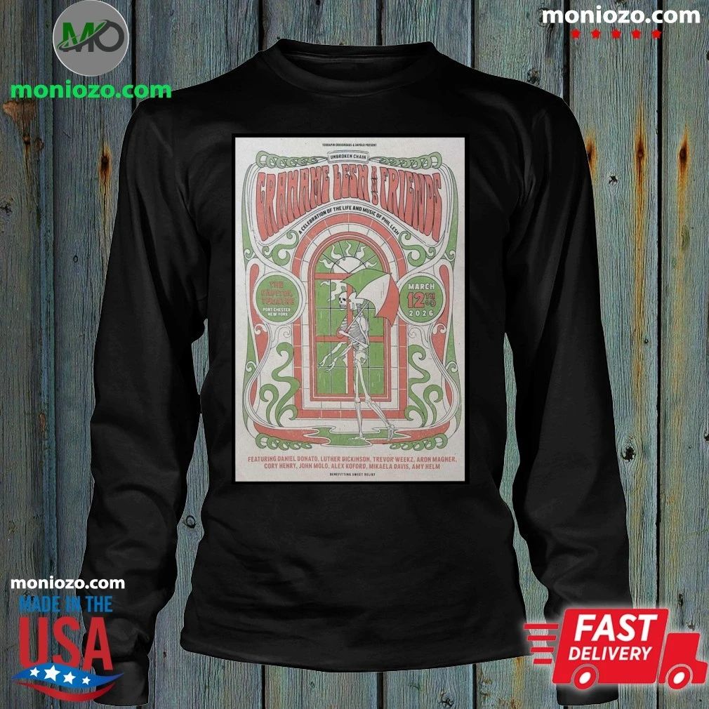 Grahame Lesh And Friends Port Chester Poster 12.3.2026 Shirt Unisex