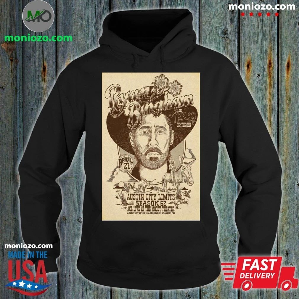 Ryan Bingham Concert Tour Austin, TX on 04-21-2026 Poster Shirt Unisex