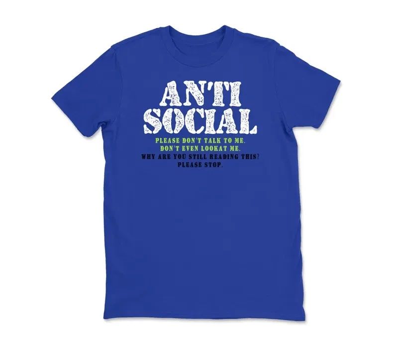 Anti Social Sneaker Shirt To Match Griffey Max 1 Varsity Royal, Griffey Max 1 Va Unisex