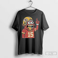 Classic Kansas City Chiefs Patrick Mahomes Mascot Cartoon Shirts Unisex