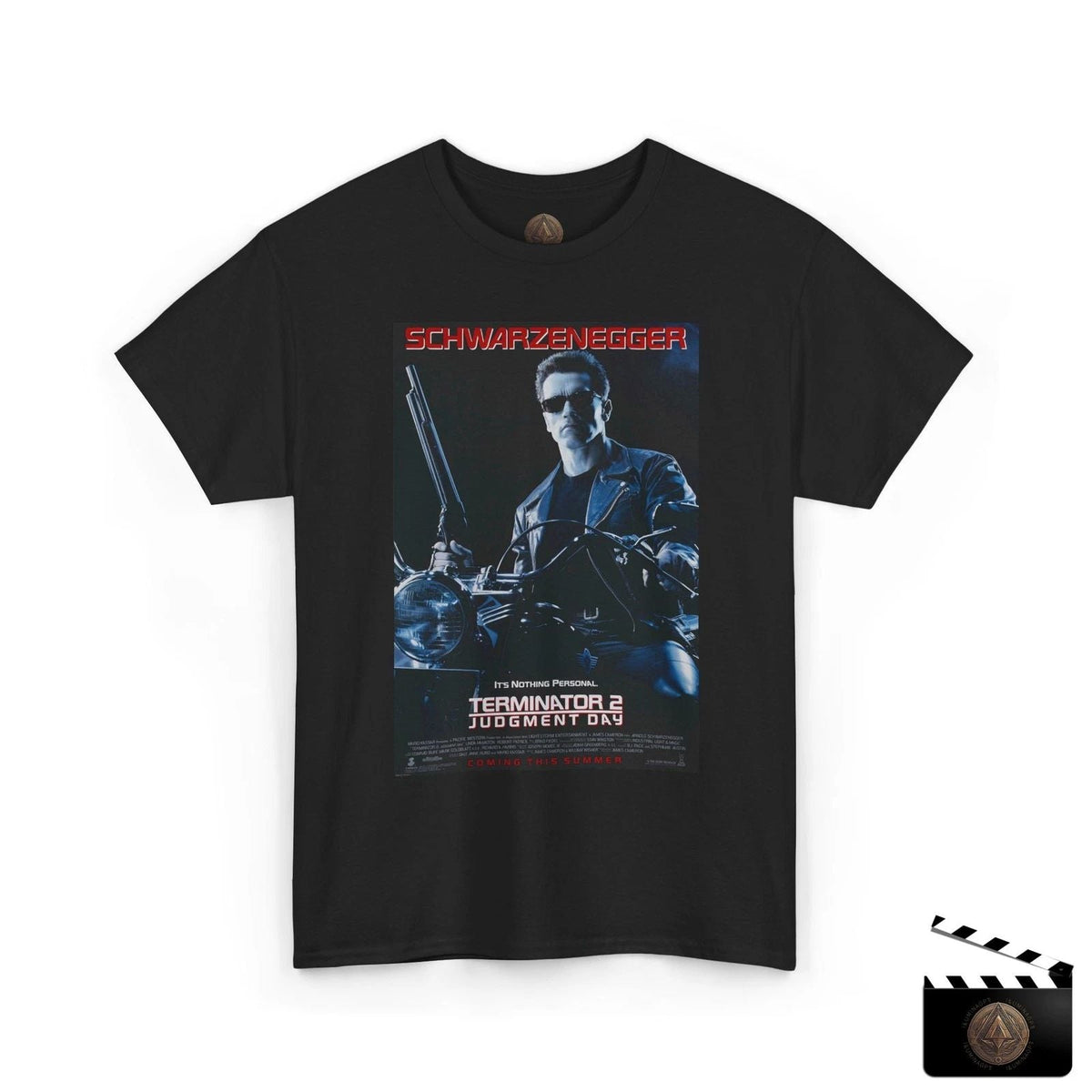 Terminator 2 Retro Movie Poster For Men & Women, T2 Judgment Day Tee Unisex