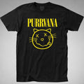 PURRVANA TEE cat grunge kurt funny parody grunge is dead 90s cobain purr Unisex