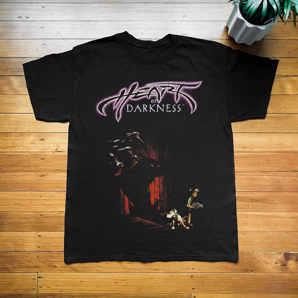 1998 Heart of Darkness PS1 Video Game Promo Graphic Tee S-5XL Unisex