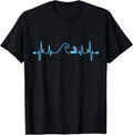 Surfer Summer Waves Heartbeat Surfing Novelty Unisex