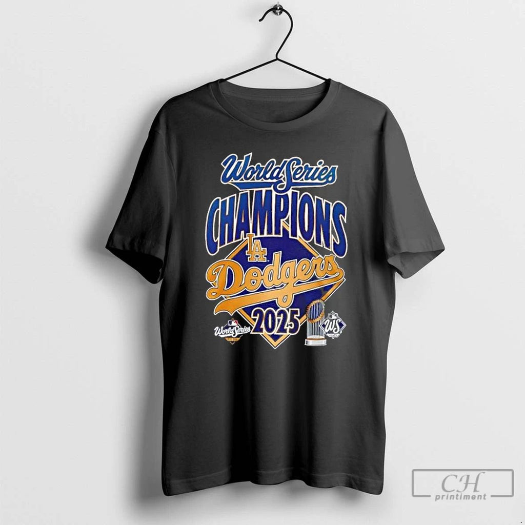 Classic 2025 World Series Champions Back To Back La Dodgers All Players 2 Sided Unisex