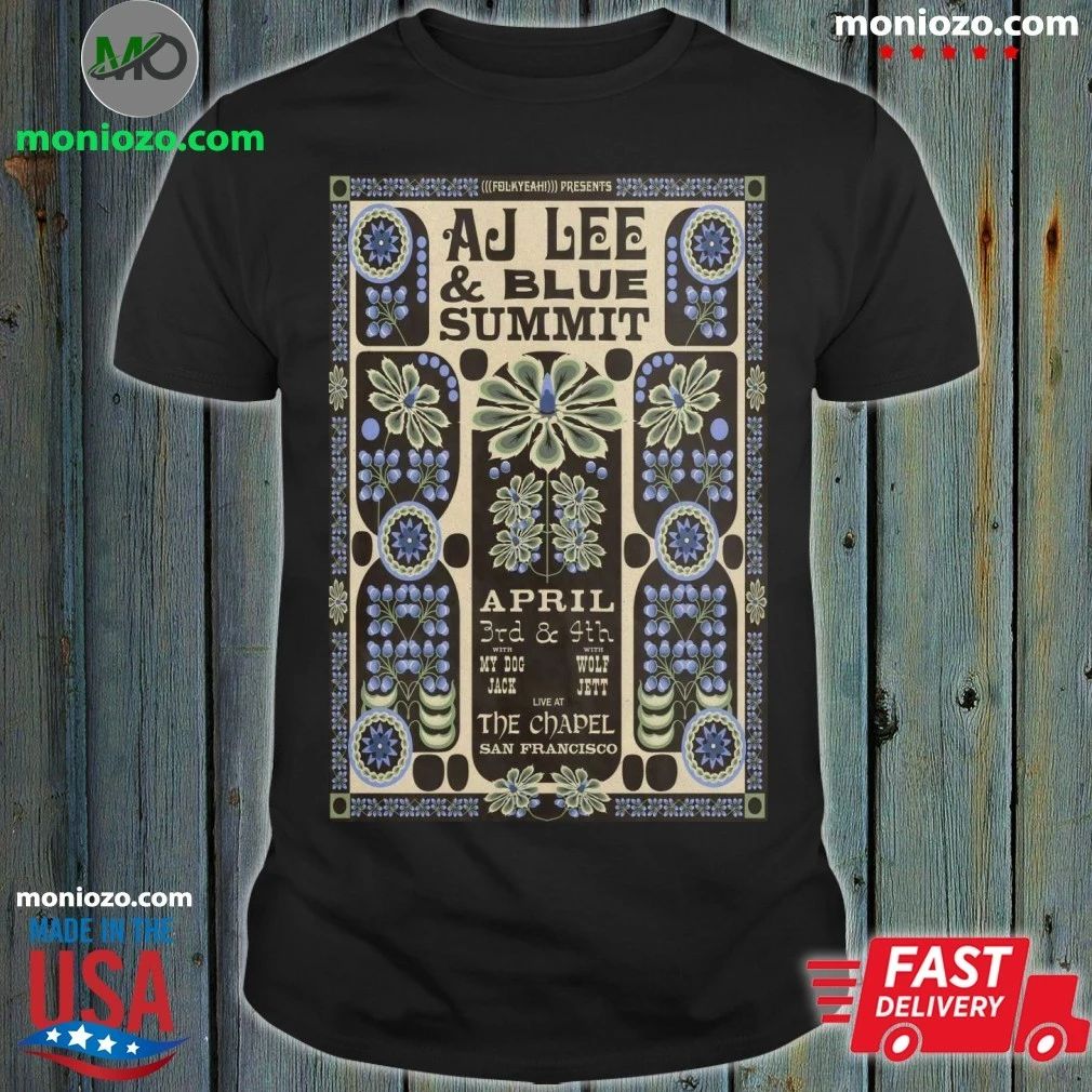 Original AJ Lee And Blue Summit San Francisco CA 4 3-4 4 2026 Poster Unisex