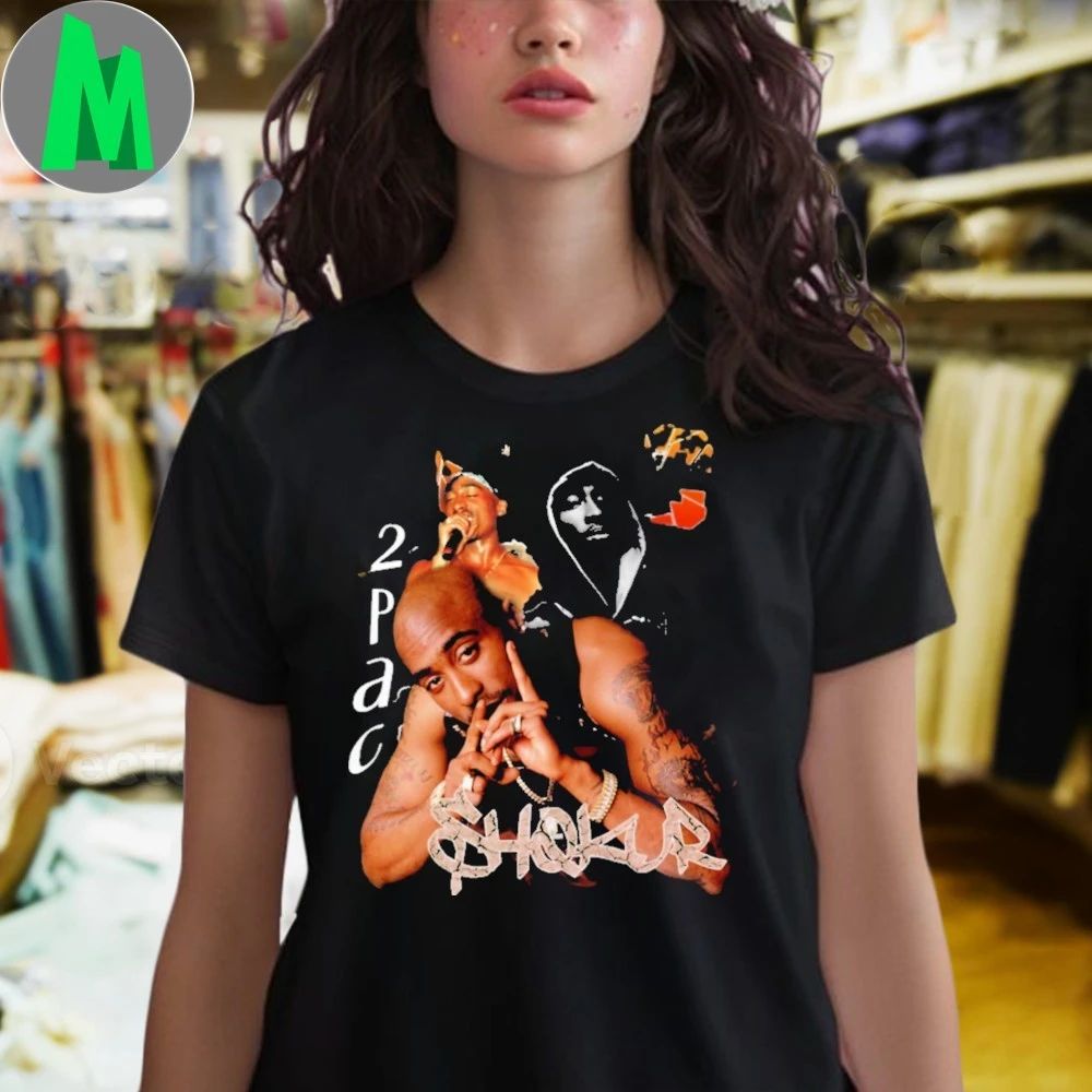 Famous American rapper Tupac Shakur stage name 2Pac and Makaveli Shirt Unisex