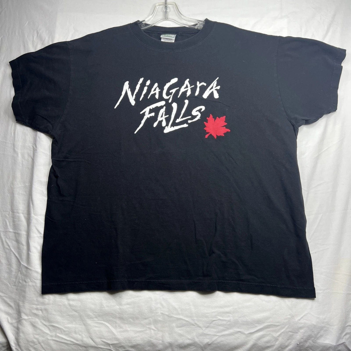 Niagara Falls Shirt Mens XL Black Souvenir Graphic Maple Leaf Canada Tee Ontario Unisex