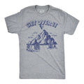 Mens Funny T Shirts Get Over It Sarcastic Mountain Graphic Novelty Tee for Men Unisex