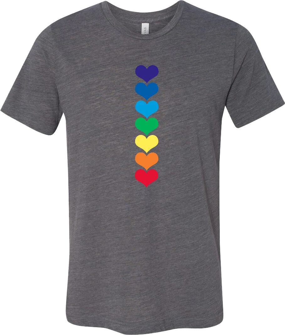 Yoga Heart Chakras Burnout Tee Unisex