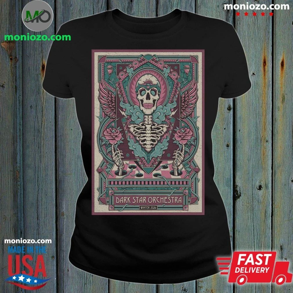 Dark Star Orchestra Poster Winter 2026 Shows Shirt Unisex