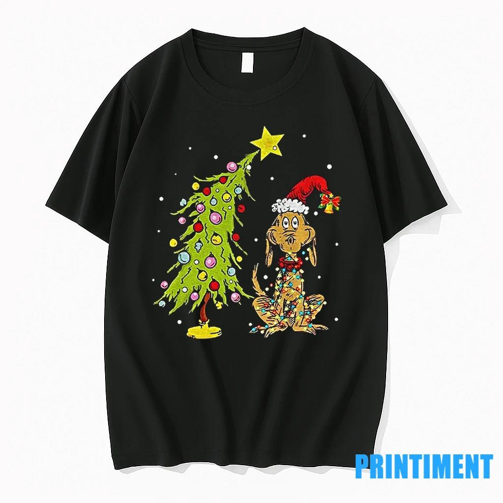 With Dog Max Whoville Tree Christmas Tshirts Sweater Unisex