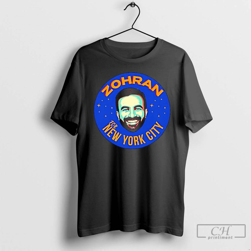 Premium Zohran For New York City Zhohran Mamdani Big Head T Shirts Unisex