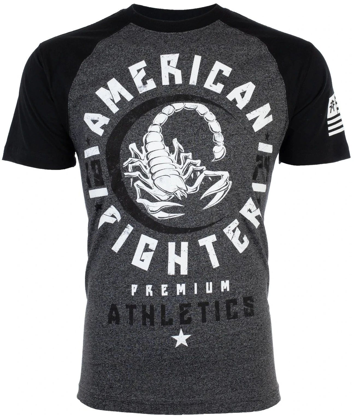 American Fighter Mens MICHIGAN Athletic BLACK GREY Biker MMA Unisex