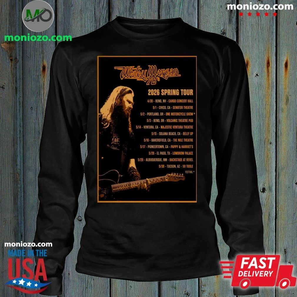 Whitey Morgan Spring 2026 Shoes Poster Shirt – Best Gift for Music Fans Unisex