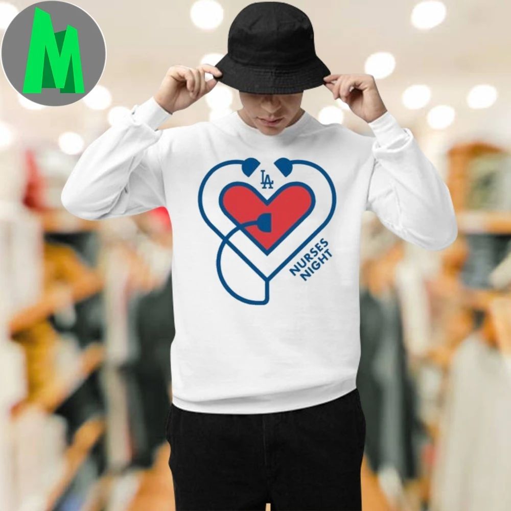 2025 Dodgers Nurses Night Logo Shirt Unisex