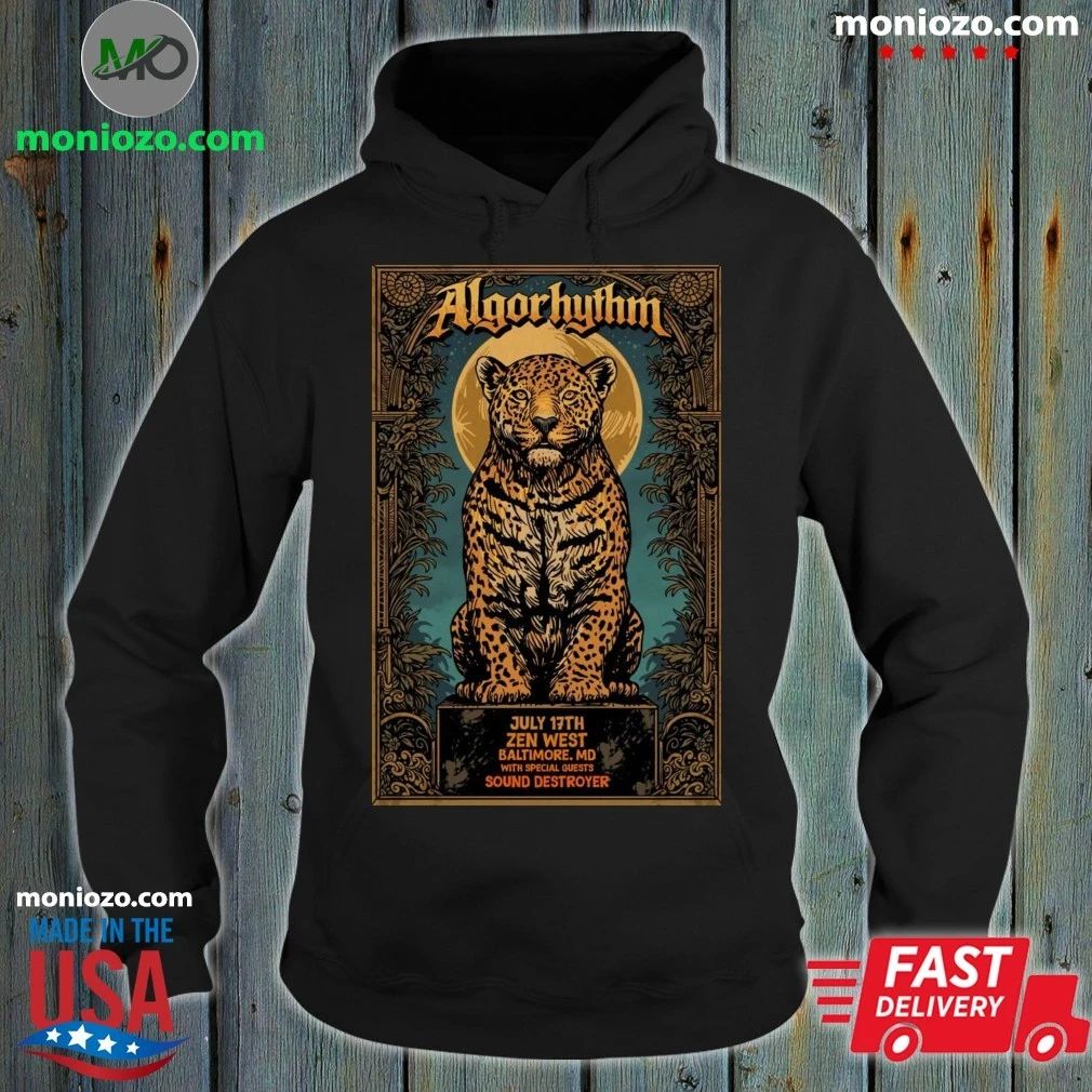 Poster Algorhythm At Sound Destroyer In Baltimore, MD On July 17, 2026 Shirt Unisex