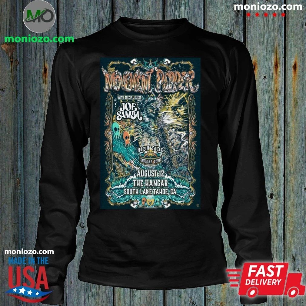 Original The Movement And Pepper 8 12 2026 South Lake Tahoe CA Poster Shirt Unisex