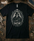 The Doctor Is In - Creepy Plague Doctor - Gothic Dark Academia Tee XS-5X Unisex