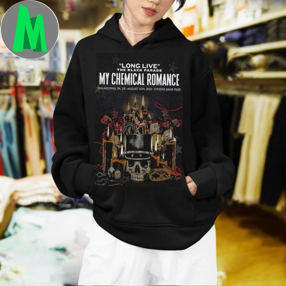 Original Citizens Bank Park 2025 in Philadelphia My Chemical Romance Poster Unisex