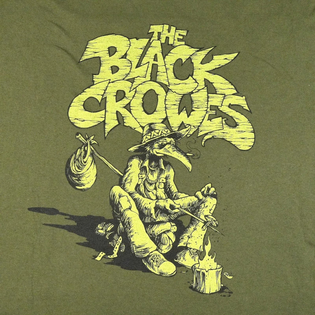Vintage The Black Crowes T Shirt Green Tour Concert Unisex UR048 FREE SHIPPING Unisex