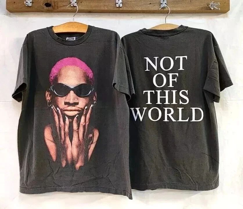 Vintage Dennis Rodman Shirt, Retro 2 Side Reprint Men Women S-5XL Unisex