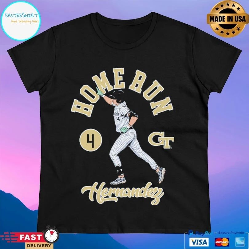 Georgia Tech Home Run Alex Hernandez Baseball Unisex