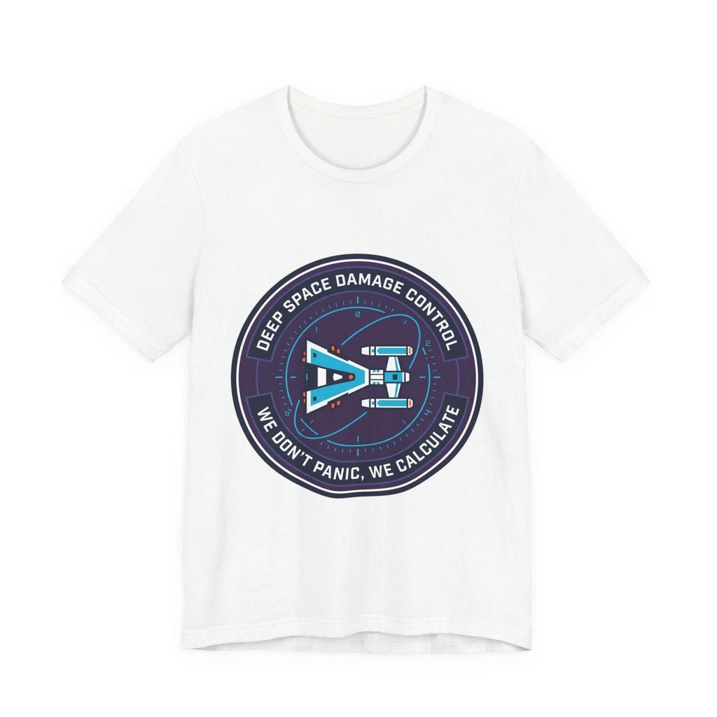 Deep Space Damage Control Tee | mission patch, hard sci‑fi Unisex