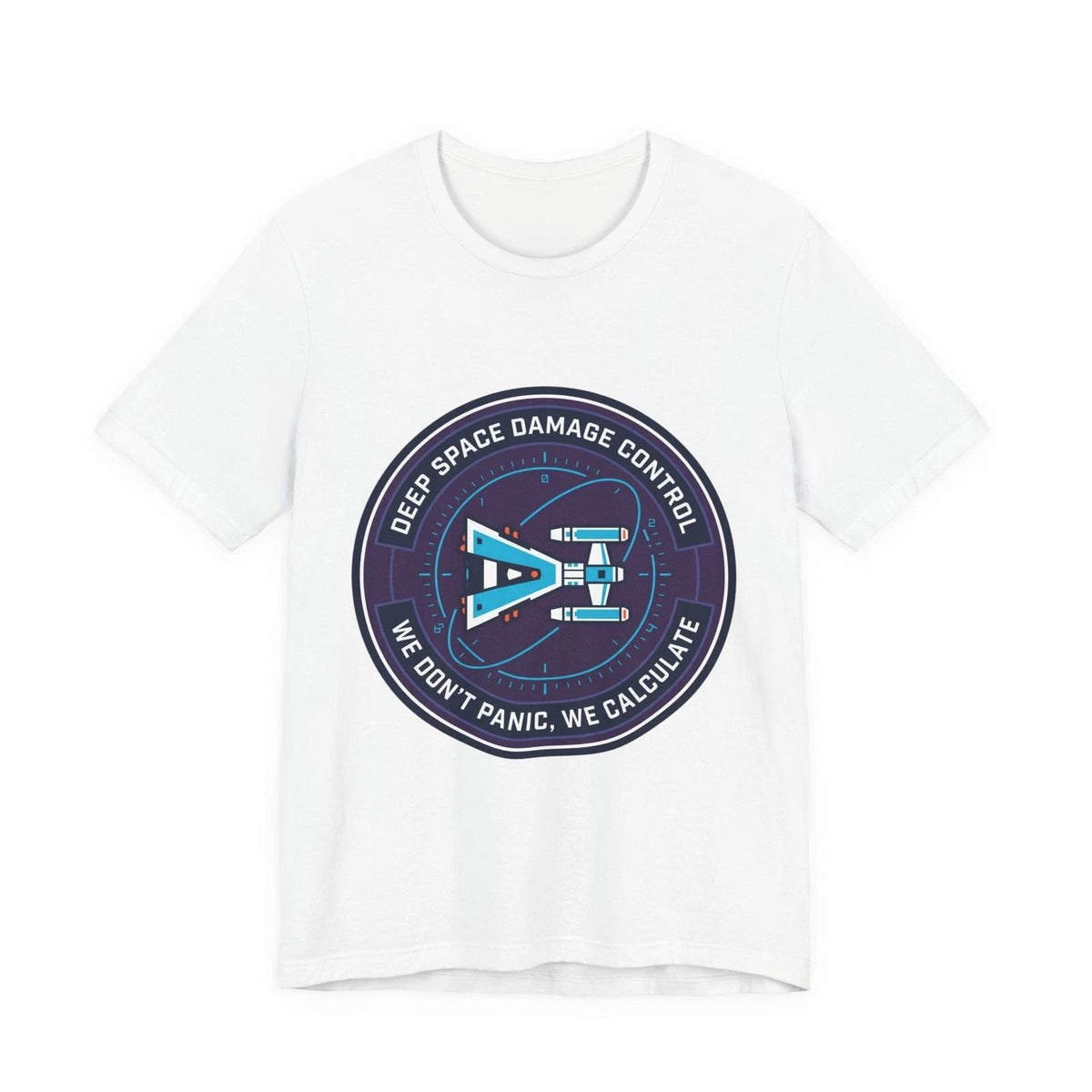 Deep Space Damage Control Tee | mission patch, hard sci‑fi Unisex