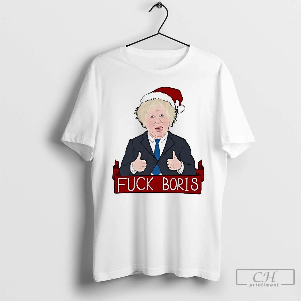 Classic Fuck Boris Johnson Christmas T Shirts Unisex