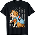 Pitbull Dog I Love Dad Tattoo Funny Family Unisex