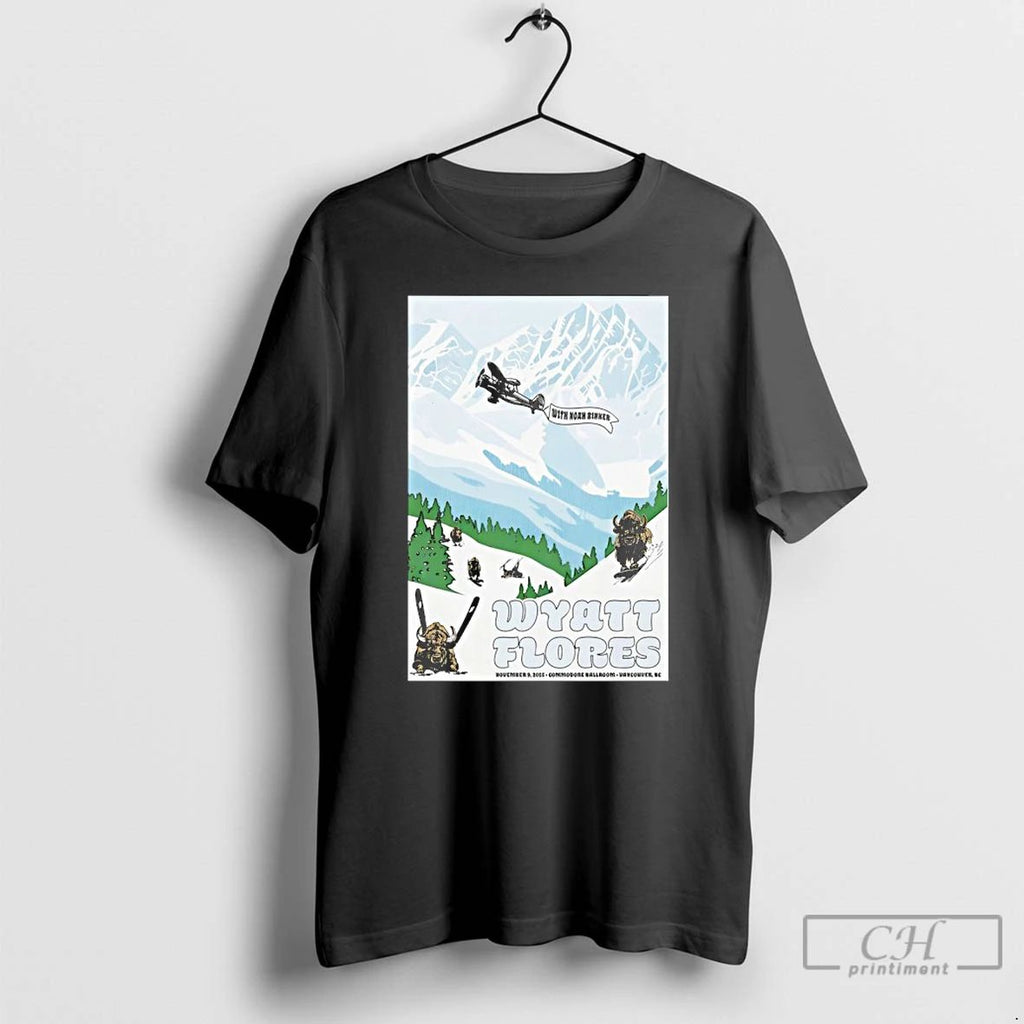 Premium Wyatt Flores Commodore Ballroom Vancouver Bc Nov 9th 2025 T Shirts Unisex