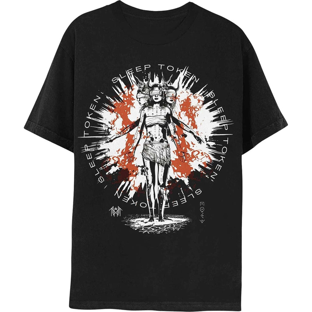 Men's Sleep Token Rain Slim Fit XX-Large Black Unisex