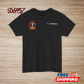 2nd Battalion 2nd Marine Regiment USMC Small Logo S to 5XL Made In USA Unisex