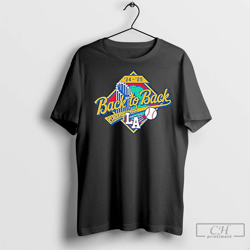 Classic 24 25 Back To Back Champions La Dodgers Finals Merch Unisex